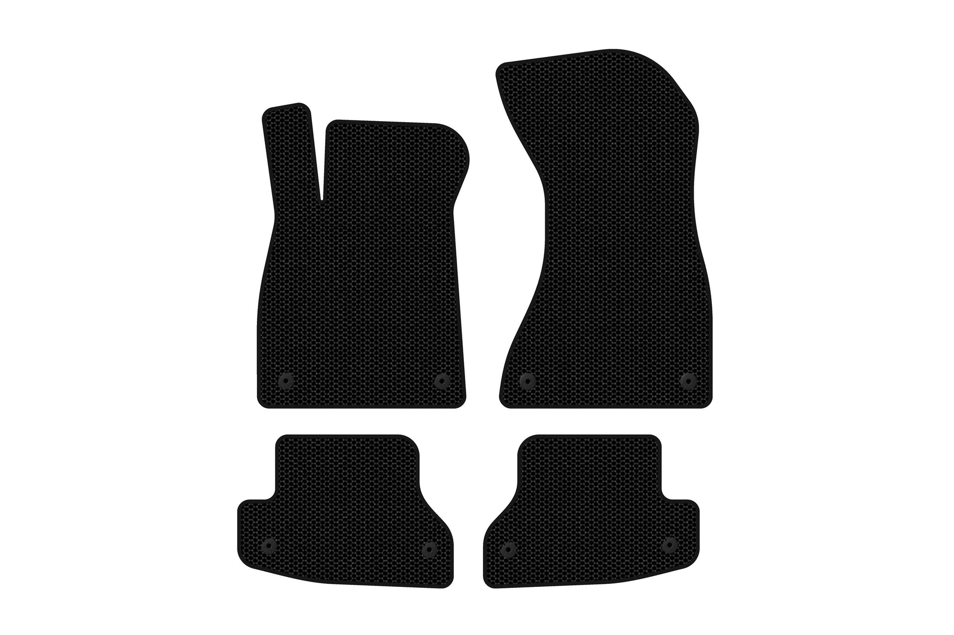 Rubber floor mats Carsuit (Coupe, black) for Audi A5 2016-2025 - image 1