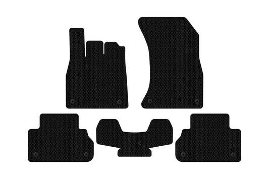 Rubber Floor Mats Carsuit (Black) for Audi Q5 2017-2025 - image 1