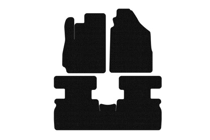 Rubber floor mats Carsuit (2 rows, black) for Jetour X70 2018- - image 1