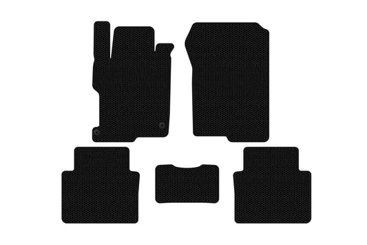 Rubber Floor Mats Carsuit (SD, Black) for Honda Accord IX 2013-2017 - image 1