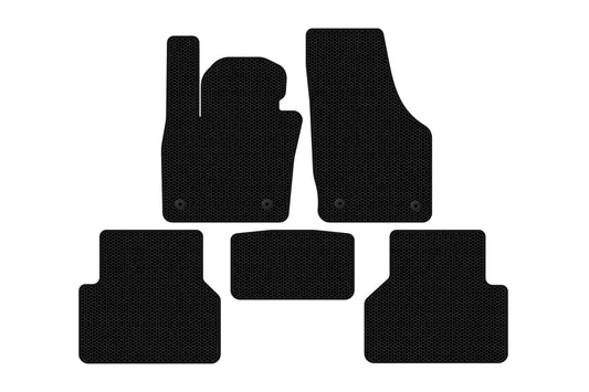 Rubber Floor Mats Carsuit (Black) for Audi Q3 2011-2019 - image 1