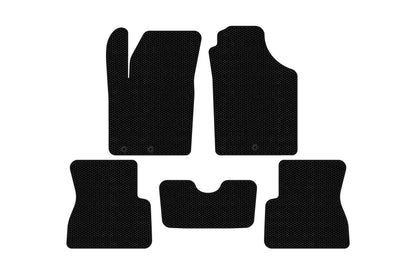 Rubber Floor Mats Carsuit (Black) for Kia Picanto 2011-2016 - image 1