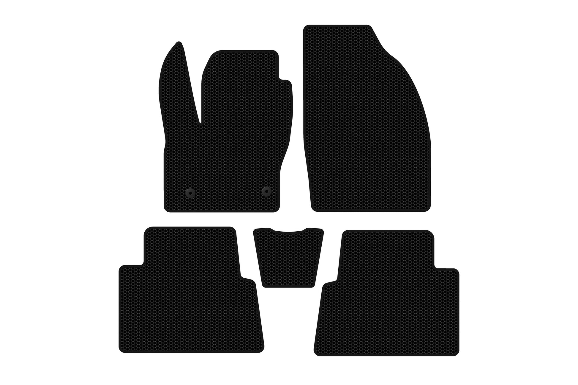 Rubber Floor Mats Carsuit (Black) for Ford Kuga 2008-2013 - image 1