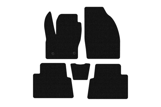 Rubber Floor Mats Carsuit (Black) for Ford Kuga 2008-2013 - image 1