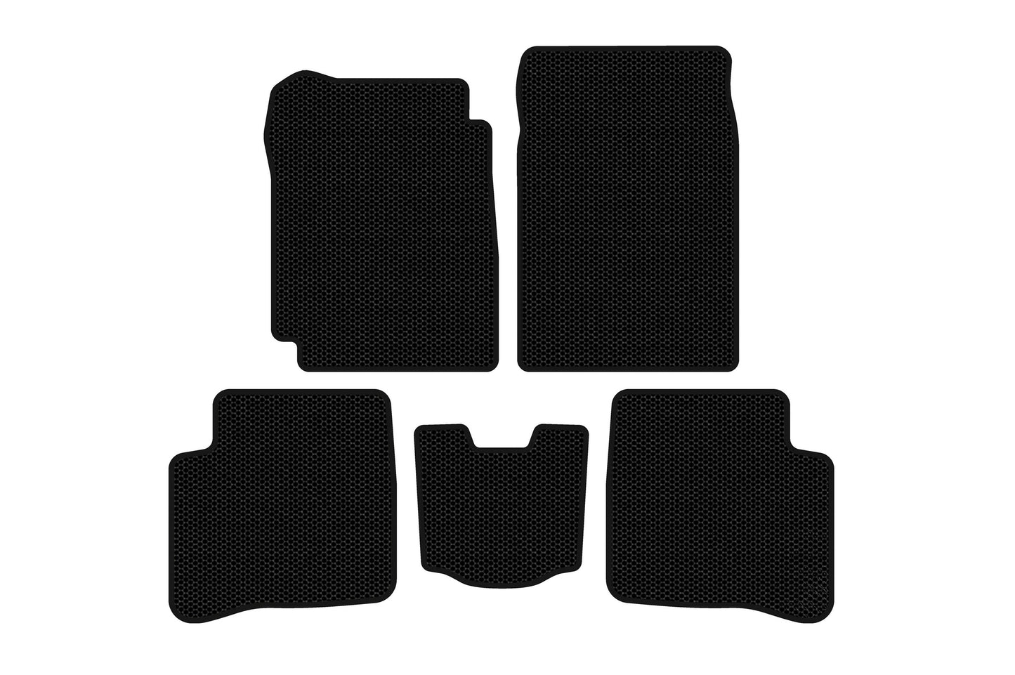 Rubber Floor Mats Carsuit (Black) for FAW V-5 2009- - image 1