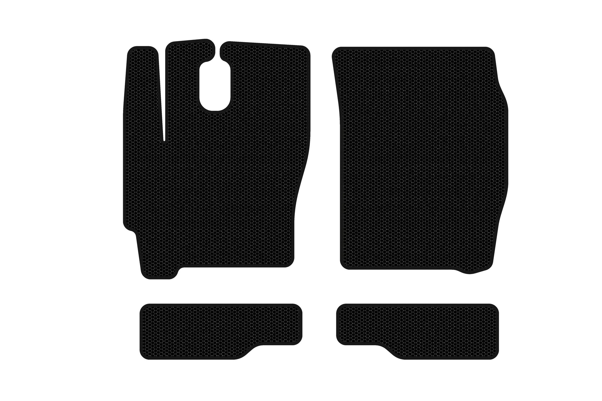 Rubber Floor Mats Carsuit (Black) for Iveco Eurocargo 2002-2008 - image 1
