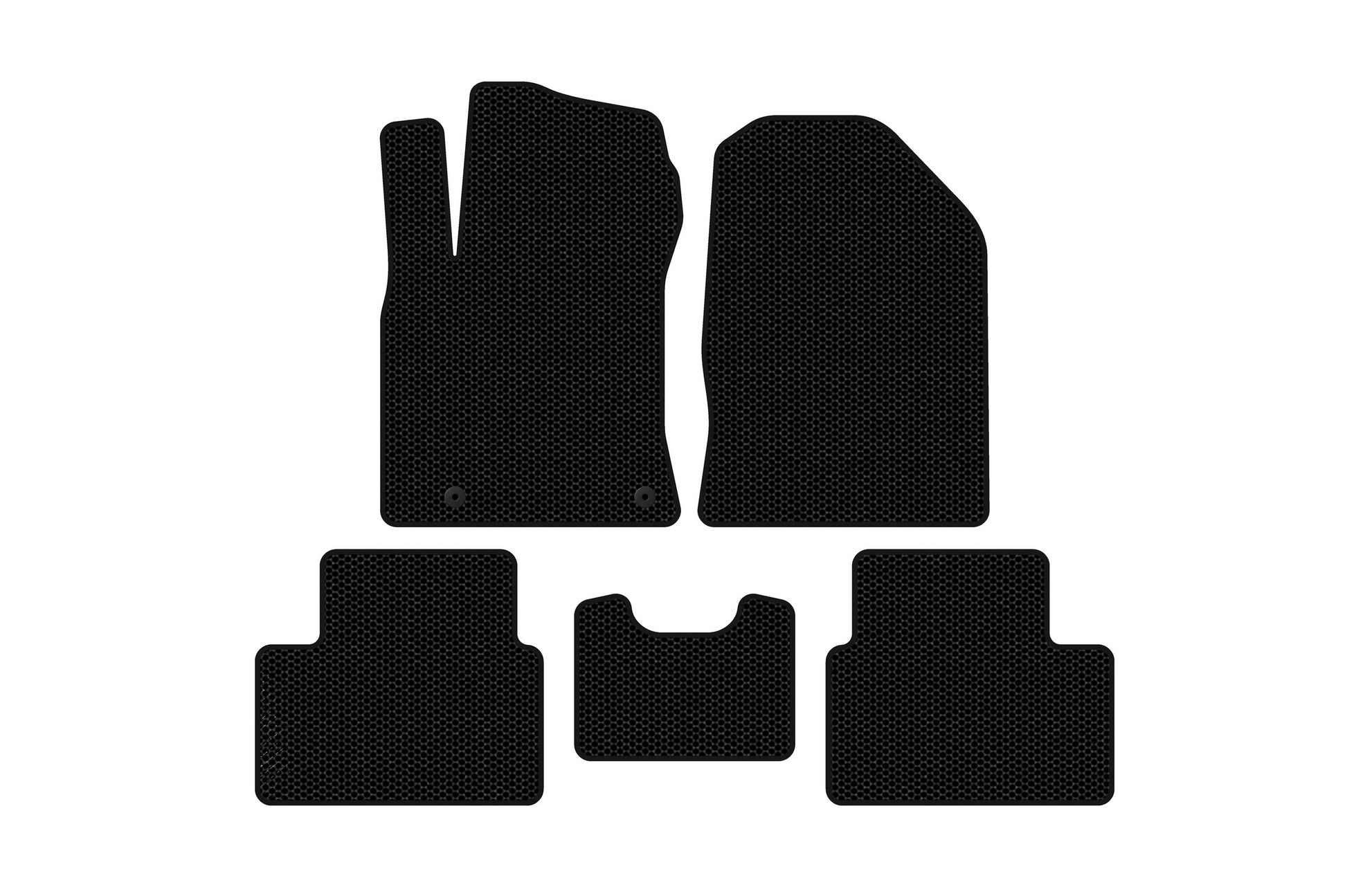 Rubber Floor Mats Carsuit (Black) for Kia Cerato 4 2019- - image 1