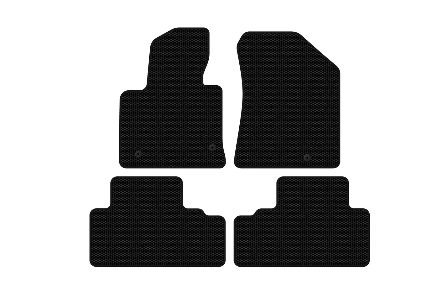 Rubber Floor Mats Carsuit (Black) for Kia Carens 2012- - image 1