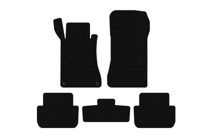 Rubber floor mats Carsuit (Coupe, black) for Mercedes CLK W209 2002-2010 - image 1
