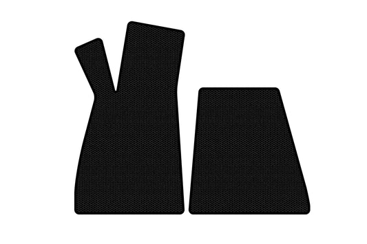 Rubber Floor Mats Carsuit (Roadster, Black) for Smart 1998-2007 - image 1