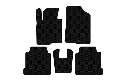 Rubber Floor Mats Carsuit (Black) for Kia Cadenza 2016- - image 1