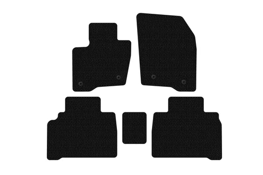 Rubber Floor Mats Carsuit (HB, Black) for Ford Galaxy 2015- - image 1