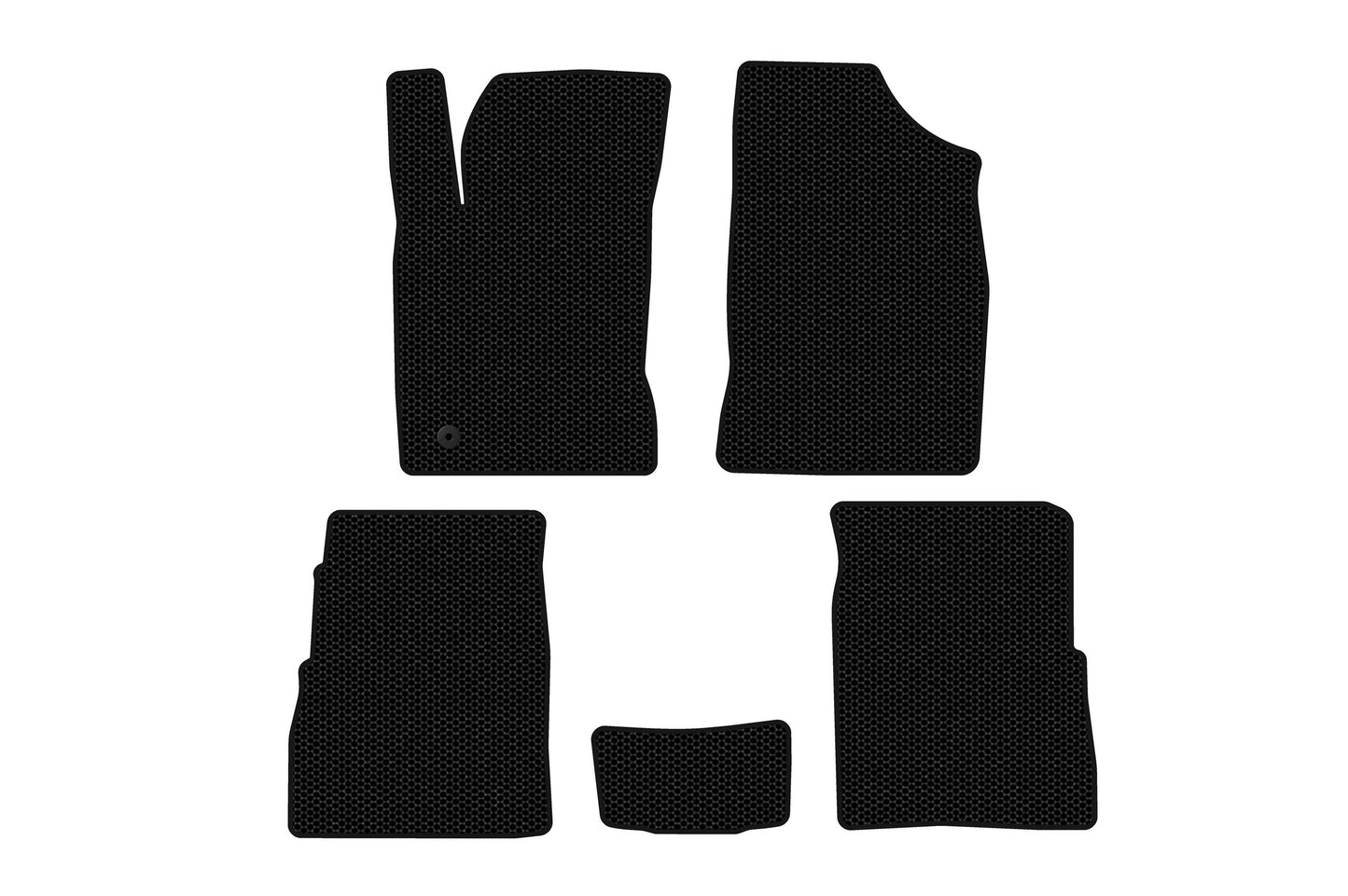 Rubber floor mats Carsuit (HB, 5-door, Facelift, black) for Chrysler PT Cruiser 2000-2010 - image 1