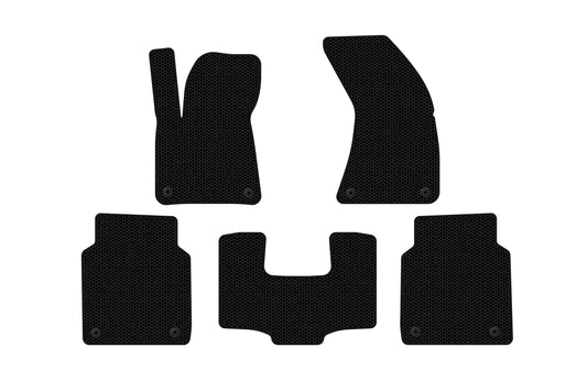 Rubber Floor Mats Carsuit (Long, Black) for Audi A8 2010-2018 - image 1