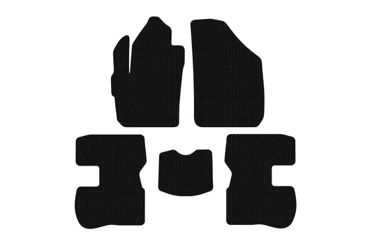 Rubber Floor Mats Carsuit (Black) for Chery Kimo 2007-2015 - image 1
