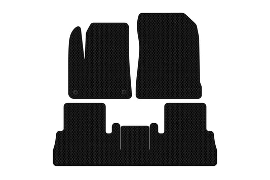 Rubber Floor Mats Carsuit (Black) for Citroen Berlingo/Multispace 2018- - image 1