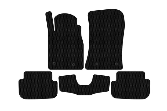 Rubber Floor Mats Carsuit (Black) for Chevrolet Camaro 2009-2015 - image 1