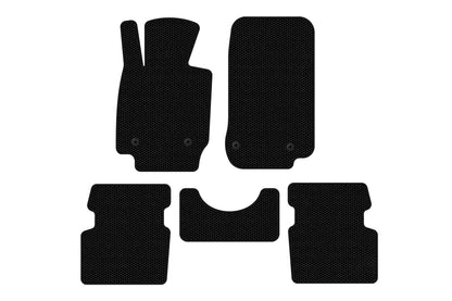 Rubber floor mats Carsuit (2015-2018, AWD, black) for Mazda CX-3 2015- - image 1