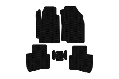 Rubber Floor Mats Carsuit (Black) for JAC S2 2014-2020 - image 1