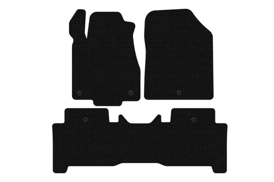 Rubber floor mats Carsuit (2 rows, black) for Acura MDX 2007-2013 - image 1