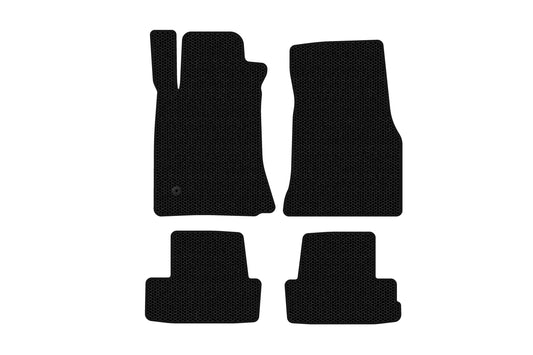 Rubber Floor Mats Carsuit (2005-2009, GT, Coupe, Black) for Ford Mustang 2005-2014 - image 1