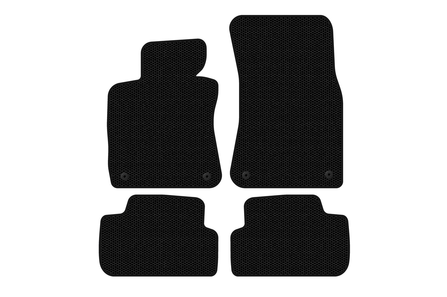 Rubber Floor Mats Carsuit (Black) for BMW 6 Series E63/E64 2003-2010 - image 1