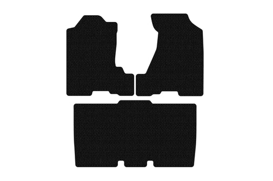 Rubber Floor Mats Carsuit (Black) for Honda Element 2003-2011 - image 1