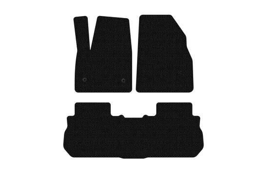 Rubber floor mats Carsuit (2 rows, 2017-2019, black) for GMC Acadia 2017- - image 1