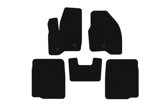 Rubber floor mats Carsuit (2 rows, 2011-2015, black) for Ford Explorer 2011-2019 - image 1