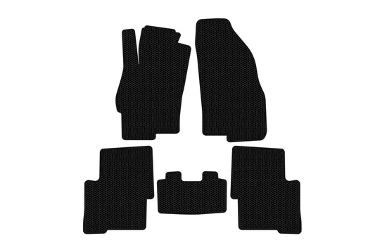 Rubber Floor Mats Carsuit (SD, Black) for Fiat Linea 2006-2018 - image 1