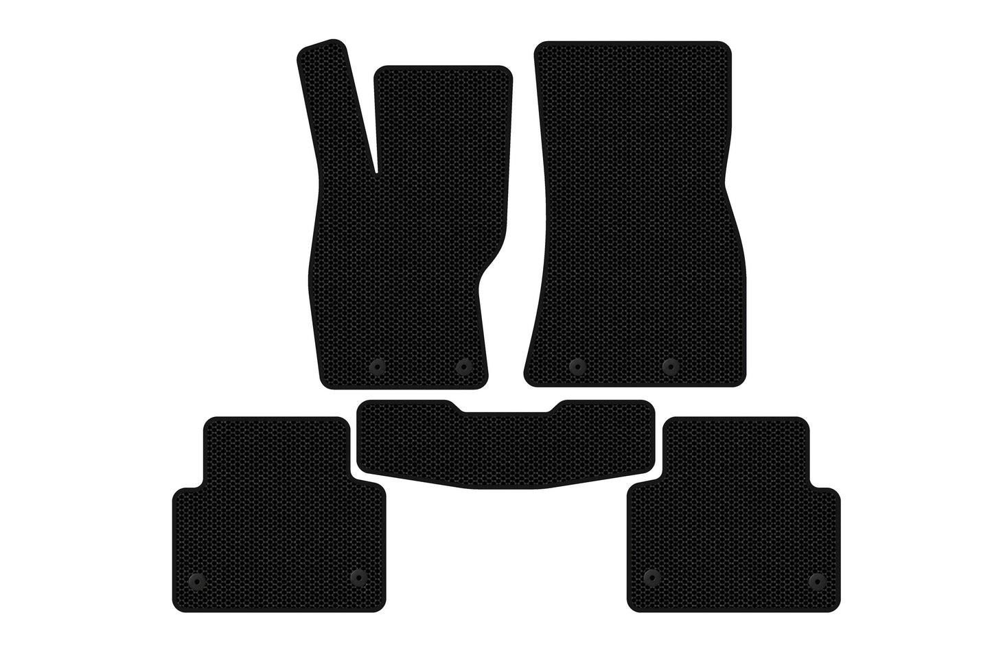 Rubber floor mats Carsuit (2011-2016, SD, black) for Jaguar XF 2009-2016 - image 1