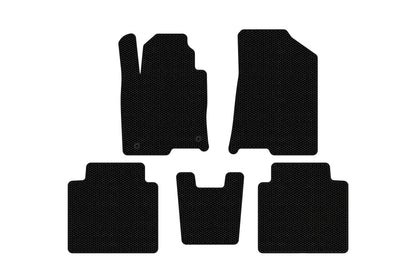 Rubber Floor Mats Carsuit (SD, Black) for Hyundai Grandeur 2017- - image 1