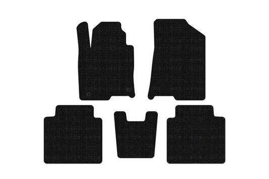 Rubber Floor Mats Carsuit (SD, Black) for Hyundai Grandeur 2017- - image 1
