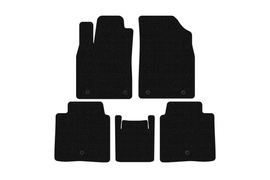 Rubber floor mats Carsuit (SD, Hybrid, black) for Lexus ES 2012-2018 - image 1