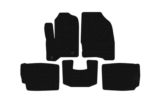 Rubber floor mats Carsuit (2010-2012, black) for Ford Taurus 2010-2019 - image 1