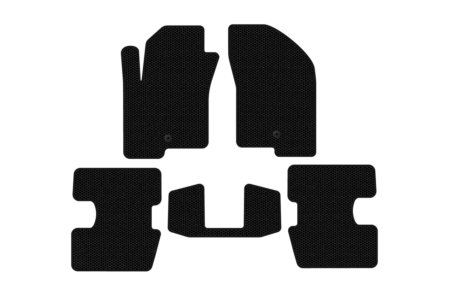 Rubber Floor Mats Carsuit (Black) for Jeep Patriot 2007-2016 - image 1