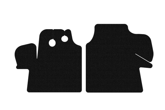 Rubber floor mats Carsuit (2002-2006, black) for Fiat Ducato 1995-2006 - image 1