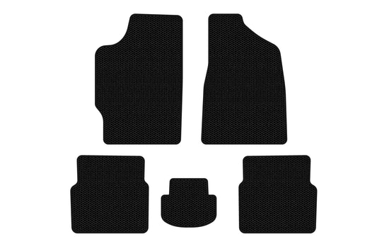 Carsuit rubber floor mats (Sedan, black) for Audi 80 1978-1986 - image 1