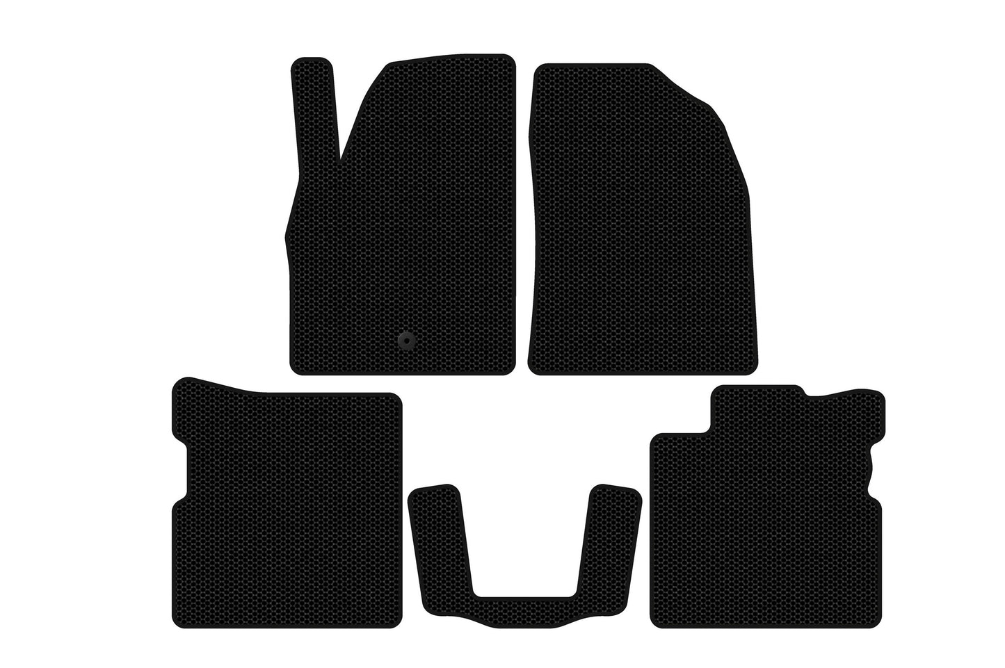 Rubber Floor Mats Carsuit (Black) for Chevrolet HHR 2005-2011 - image 1