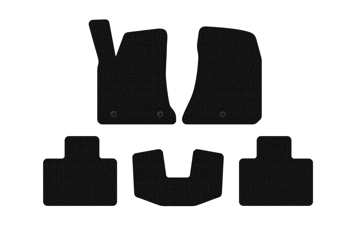Rubber floor mats Carsuit (2015-2023, SD, black) for Dodge Charger 2010-2023 - image 1