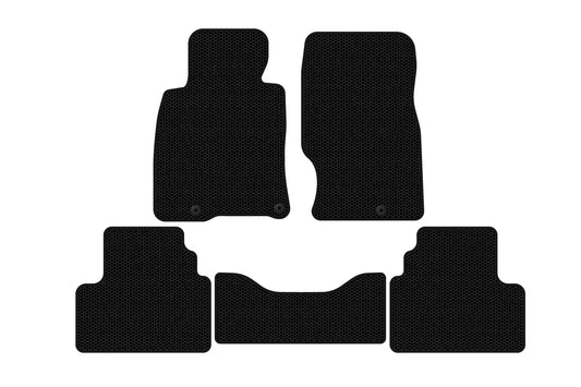 Rubber floor mats Carsuit (G25-G35, SD, black) for Infiniti G25/G35/37 (V36/CV36) 2006-2015 - image 1