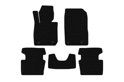 Rubber floor mats Carsuit (2018+, black) for Mazda CX-3 2015- - image 1