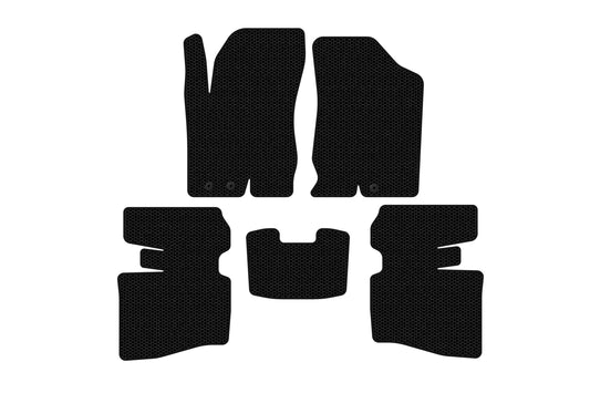 Rubber floor mats Carsuit (SW, black) for Hyundai I-30 2007-2011 - image 1