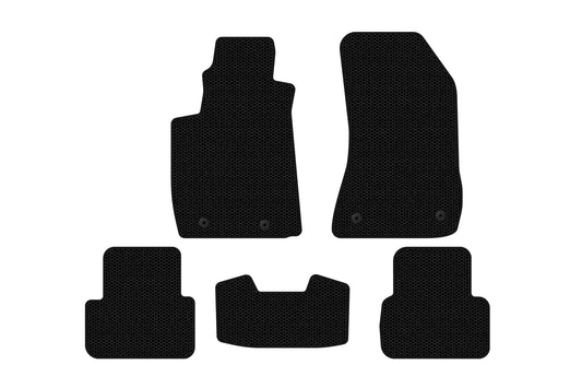 Rubber Floor Mats Carsuit V-2 (Black) for Alfa Romeo 159 2005-2011 - image 1