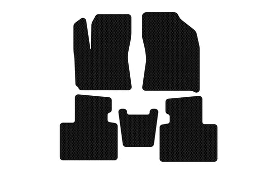 Rubber Floor Mats Carsuit (Black) for FAW X40 2016-2021 - image 1
