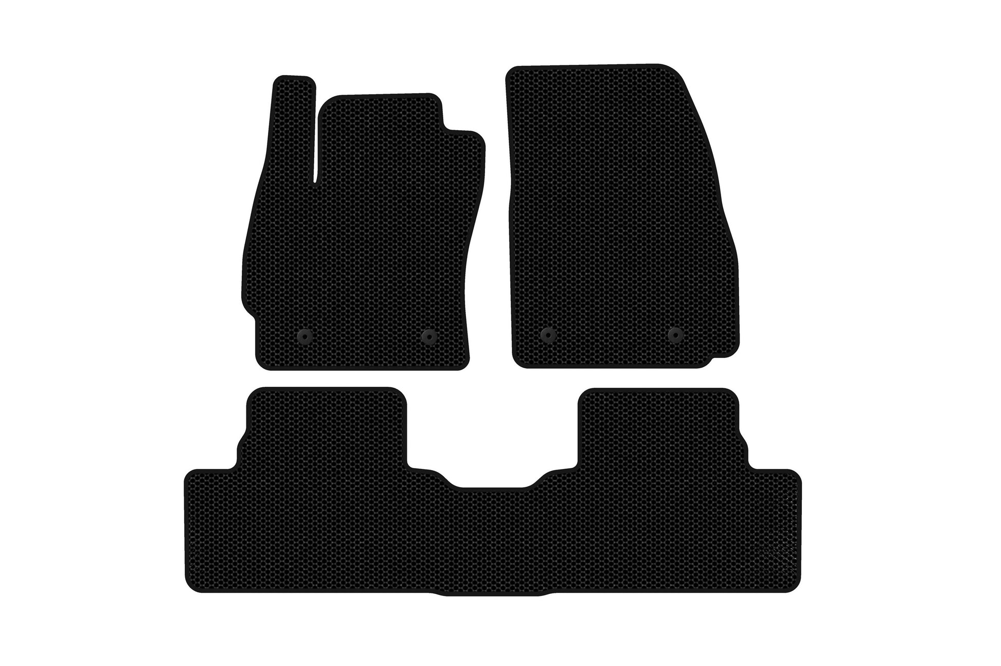 Rubber floor mats Carsuit (2 rows, black) for Mazda 5 2010-2018 - image 1