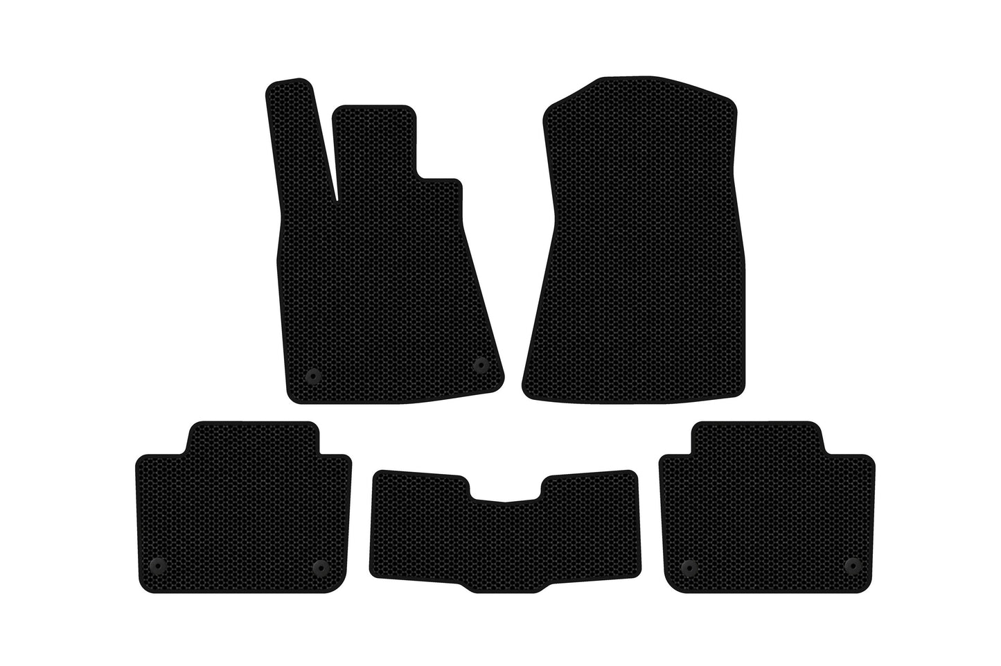 Rubber Floor Mats Carsuit (SD, Black) for Lexus GS 2005-2011 - image 1