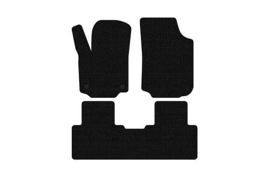 Rubber Floor Mats Carsuit (Black) for GMC Terrain 2017– - image 1