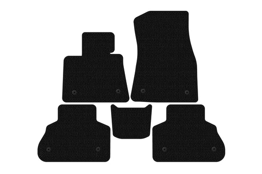 Rubber Floor Mats Carsuit (Black) for BMW X5 G05 2019–2026 - image 1