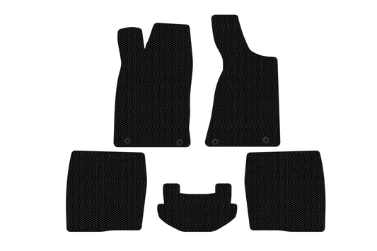 Rubber floor mats Carsuit (1987-1991, Sedan, black) for Audi 80/90 1987-1996 - image 1